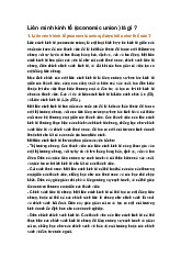 Liên minh kinh tế (economic union) là gì ?