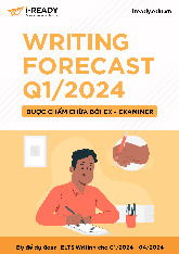 Bộ Đề Dự Đoán IELTS Writing Forecast Quý 1-2024 - Bản Public - Tài liệu tổng hợp