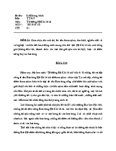 Bài thu hoạch Tư tưởng Hồ Chí Minh | Trường Đại học Hà Tĩnh