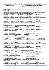 Đề thi thử TN THPT 2023 - Môn Tiếng Anh - Biên soạn theo cấu trúc đề minh họa - Tài liệu Tiếng Anh THPT