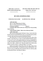 Đề cương chi tiết học phần - Lịch sử Đảng Cộng Sản Việt Nam| Đại học Kinh Tế Quốc Dân
