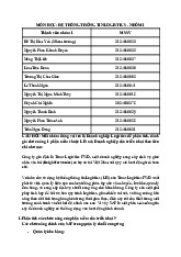 Hệ Thống Thông Tin Logistics - Nhóm 1 - Phân Tích Phần Mềm SAP. Môn Hệ thống thông tin logistics | Trường Đại học Giao thông Vận tải.