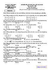 Đề GK2 Toán 10 năm 2024 – 2025 trường THPT Ninh Bình – Bạc Liêu – Ninh Bình có đáp án