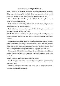 Tào phát Bạch Đế thành  | Soạn văn 11 Chân trời sáng tạo