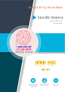 Đề cương học kì 1 Hình học 11 – Lê Văn Đoàn