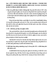 HW3.CAU 2 - Đổi Thương Hiệu Big C Thành TOPS MARKET và Chiến Lược GO!. Môn Quản trị chiến lược | Đại học Văn Hiến.