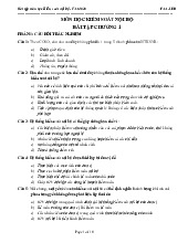 Đề cương môn Kiểm soát nội bộ - Trường Đại học lao động -  xã hội.