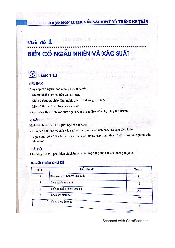 Chủ đề 1: Biến cố ngẫu nhiên và Xác Xuất | Trường Đại học Sư phạm Hà Nội