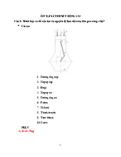 ÔN TẬP LÍ THUYẾT ĐỘNG CƠ - Đề Cương Trả Lời Câu Hỏi Tự Soạn. Môn Lý thuyết động cơ | Trường Đại học Giao thông Vận tải.