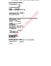 Tổng hợp công thức Vật Lý Đai Cương - Tài liệu ôn tập môn Vật Lý