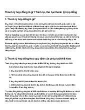 Thanh lý hợp đồng là gì? Trình tự, thủ tục thanh lý hợp đồng