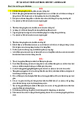 Đề cương ôn tập giữ kỳ môn Thống kê trong kinh tế và kinh doanh | Trường Đại học Kinh Tế Quốc Dân