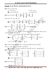 Bài tập tham khảo môn Toán cao cấp  | Đại học Bách Khoa Hà Nội
