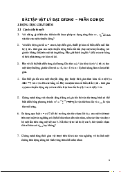 Ôn tập phần cơ học - Vật lý đại cương 1 | Trường Đại học Công nghệ, Đại học Quốc gia Hà Nội