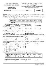 Đề giữa kỳ 1 Toán 11 năm 2024 – 2025 trường THPT Đặng Huy Trứ – TT Huế