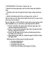 Bài tập tình huống môn pháp chế dược học–Trường Đại học Nguyễn Tất Thành