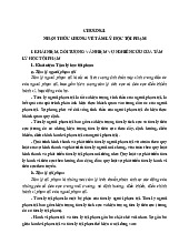 Tâm Lý Học Tội Phạm - Chương 1: Nhận Thức và Đặc Điểm Tâm Lý