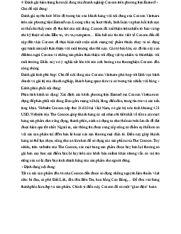 Đánh giá hiện trạng làm nội dung của doanh nghiệp Cocoon trên phương tiện Earned