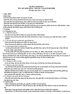 Bài 7: Sulfur và sulfur dioxide | Giáo án Hóa 11 Kết nối tri thức