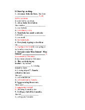 Bài tập Passive voice môn Tiếng Anh  | Học viện Nông nghiệp Việt Nam