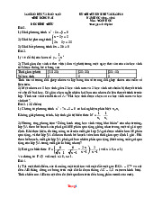 Đề Tuyển Sinh 10 Môn Toán Sở GD Đồng Nai 2025-2026 Có Đáp Án