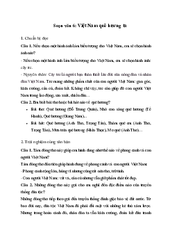 Soạn bài Việt Nam quê hương ta - Chân trời sáng tạo 6