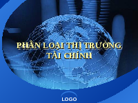 Bài giảng phân loại thị trường tài chính | Trường Đại học Khánh Hòa