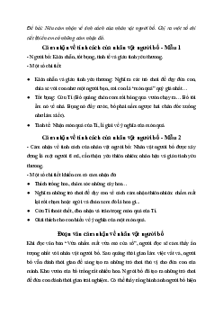 Nêu cảm nhận về tính cách của nhân vật người bố trong Vừa nhắm mắt vừa mở cửa sổ | Văn mẫu 7 Kết nối tri thức