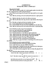 Câu hỏi ôn tập môn Lý luận nhà nước và pháp luật | Đại học Nội Vụ Hà Nội
