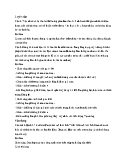 Giải Bài 2: Thực hành sử dụng hệ điều hành | Tin học 11 Kết nối tri thức