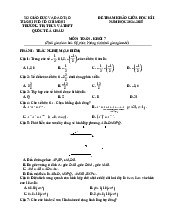 Đề tham khảo giữa kì 1 Toán 7 năm 2024 – 2025 phòng GD&ĐT Quận 3 – TP HCM