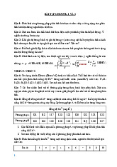 Bài tập chường 1 và 2 phân tích hóa học và ứng dụng môn hóa học đại cương trường Đại học bách khoa - đại học Đà Nẵng.