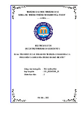 Tìm hiểu về các phần mềm trưng bày hàng hóa và phần mềm cá nhân hóa trong bán lẻ điện tử | Bài thảo luận thương mại điện tử