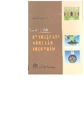 Giáo trình Kỹ thuật sấy nông sản thực phẩm - Nguyễn Văn May | Đại học Bách Khoa học Hà Nội