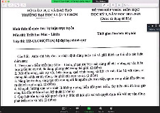 Đề thi cuối HKI học phần Triết học Mác - Lênin năm 2024 - 2025 | Đại học Luật Thành phố Hồ Chí Minh