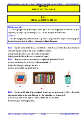 Các dạng bài tập một số yếu tố xác suất Toán 9 Chân Trời Sáng Tạo