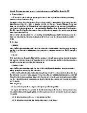 Lịch Sử Đảng: Phân Tích Giai Cấp Xã Hội Việt Nam Đầu Thế Kỷ XX | Đại học Kinh tế kỹ thuật công nghiệp