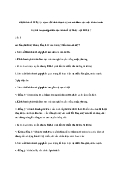 Giải Kinh tế 10 Bài 7: Sản xuất kinh doanh và các mô hình sản xuất kinh doanh | Kết Nối Tri Thức