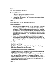 Câu hỏi chất và lượng | Triết học Mac-Lenin | Đại học Bách Khoa Hà Nội