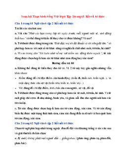 Soạn bài Thực hành tiếng Việt Tập 2 trang 61 | Ngữ Văn 6 Kết nối tri thức