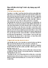 Quy chế dân chủ là gì? cách xây dựng quy chế dân chủ?