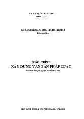 Giáo Trình Xây Dựng Văn Bản Pháp Luật