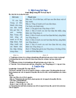 Tin học lớp 6 Bài 4: Cấu trúc lặp trong thuật toán | Cánh Diều