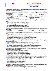 Bộ Đề Ôn Tập Cuối Học Kỳ 1 Lịch Sử 12 Năm Học 2025-2026 Có Đáp Án