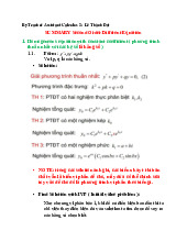 Đề cương môn giải tích 2- Trường Đại học bách khoa - Đại học đà nẵng.