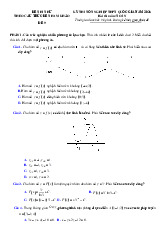 Đề thi thử THPT Quốc gia 2025 môn Toán bám sát đề minh họa - Đề 9