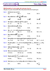 Đề tuyển sinh lớp 10 môn Toán (chung) năm 2025 – 2026 sở GD&ĐT Đắk Nông