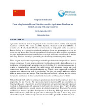 01 Program - Promoting Sustainable & Nutrition-sensitive Agriculture in LM Môn Food Processing | Trường Học Viện nông nghiệp Việt Nam