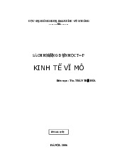Tóm tắt lý thuyết Kinh tế vĩ mô cho ôn tập (KTVM 101)