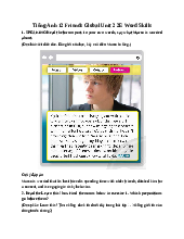 Giải SGK Tiếng Anh 12 Friends Global Unit 2 2E Word Skills